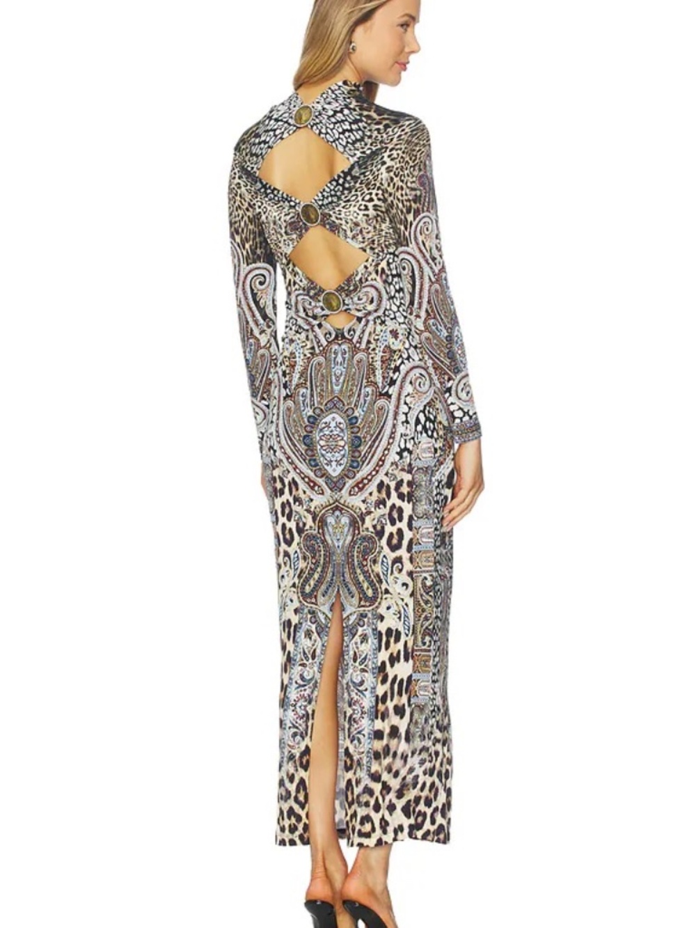 Camilla Istanbul Animalia Back Detail Jersey Dress - Picture 2 of 4